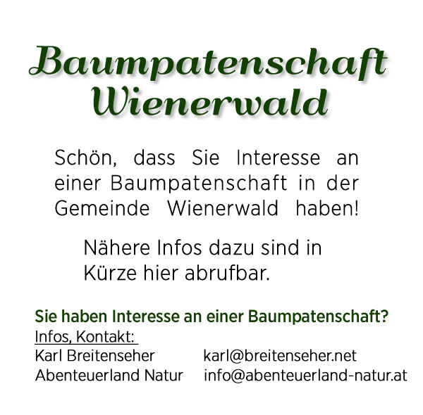 Baumpatenschaft Wienerwald